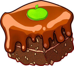 caramel apple cake